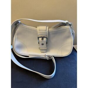 Vintage Coach Hamptons Crossbody Handbag Buckle Flap Bag